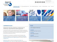 corporatecolor.de Webseite Vorschau