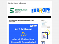 europa-union-bochum.de Webseite Vorschau