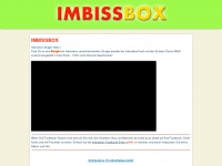 imbissbox.de Webseite Vorschau