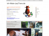 ich-male-tiere.de Webseite Vorschau