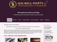 ich-will-party.de Webseite Vorschau