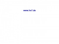 hx7.de Webseite Vorschau