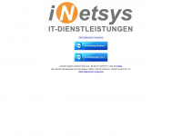 inetsys.de Webseite Vorschau