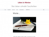 lebeninworten.wordpress.com Webseite Vorschau