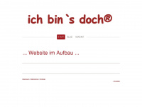 ichbinsdoch.de Webseite Vorschau