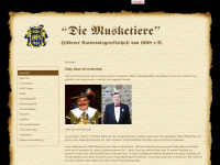 musketiere.org Webseite Vorschau