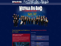 westfalia-big-band.de Webseite Vorschau