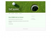 golf-spielen.de Webseite Vorschau