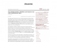 akzente.wordpress.com Webseite Vorschau