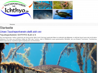 ichthyo.de Webseite Vorschau