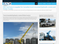 hydraulic-crane.de Webseite Vorschau
