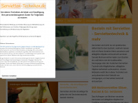 servietten-techniken.de Webseite Vorschau