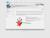 hydrocom.de Webseite Vorschau