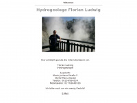 hydrogeologie-ludwig.de Webseite Vorschau