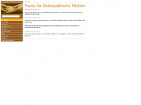 info-osteopathie.de Webseite Vorschau