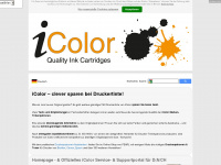 icolor.de Webseite Vorschau