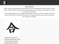 aikido-fuerth.de Webseite Vorschau