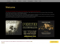 peewee-bluesgang.de Webseite Vorschau