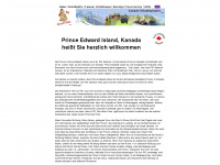 kanada-prince-edward-island.de Webseite Vorschau