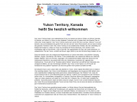 kanada-yukon-territory.de Webseite Vorschau
