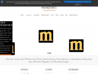 mehner.info Webseite Vorschau