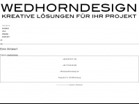 wedhorndesign.de Webseite Vorschau
