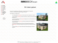 immobeck-menden.de Webseite Vorschau