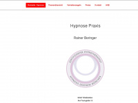 hypnose-schwaben.de Webseite Vorschau