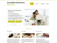 immobilien-bachmann.de Webseite Vorschau