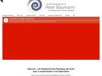 hypnosepraxis-baumann.de Webseite Vorschau