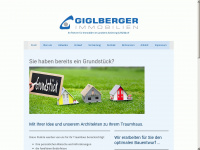 immobilien-giglberger.de Webseite Vorschau