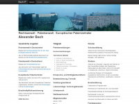 informatik-recht.de Webseite Vorschau