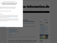 information-information.de Webseite Vorschau
