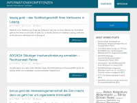 informationskompetenzen.de Webseite Vorschau