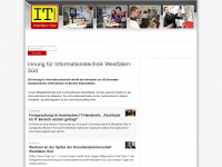 informationstechniker-westfalen-sued.de Webseite Vorschau