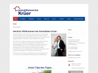 immobilien-krueer.com Webseite Vorschau
