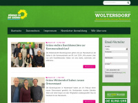 gruene-woltersdorf.de Webseite Vorschau