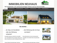 immobilien-neuhaus.de Webseite Vorschau