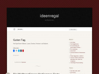ideenregal.wordpress.com Webseite Vorschau