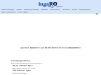 inga-ro-systems.eu Webseite Vorschau