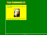 inga-ssymmank.de Webseite Vorschau