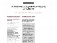 immobilienmanagement.wordpress.com Webseite Vorschau