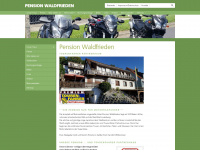 pensionwaldfrieden.de Webseite Vorschau