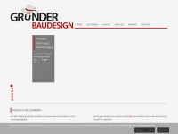 gruender-baudesign.de Webseite Vorschau