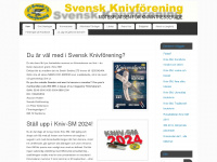 svenskkniv.se Webseite Vorschau