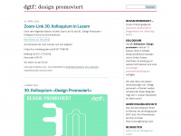 design-promoviert.de Webseite Vorschau