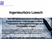 ingenieurbuero-loesch.de Webseite Vorschau