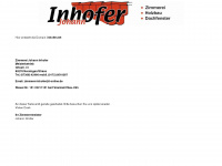 inhofer.net Webseite Vorschau