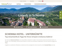 schenna-hotel.it Webseite Vorschau