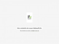 ifu-bonn.com Webseite Vorschau